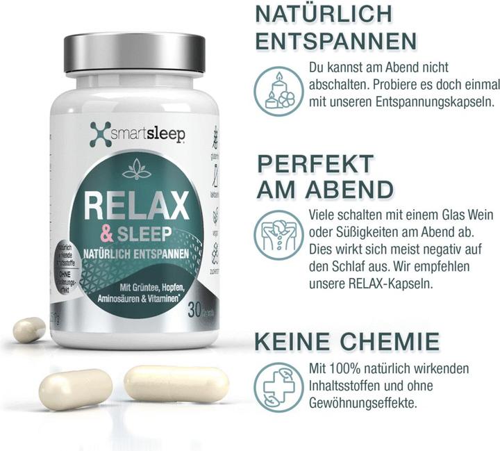 Produktbild Smartsleep Relax & Sleep (1 Stück, Kapseln, 60 g)