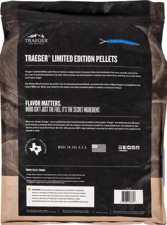 Actual product image Traeger Brisket Blend Pellets 8.1 kg (8.10 kg)