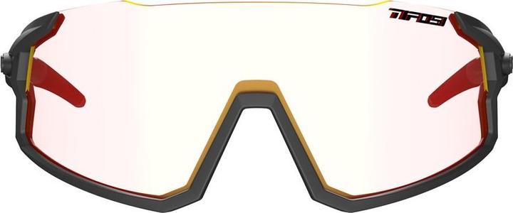 Actual product image Tifosi STASH CLARION FOTOTEC matt gunmetal glasses (1 Clarion Red PHOTOCHROME lens 74 %-14 % light