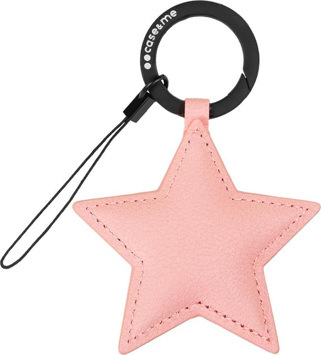 Actual product image SBS case&me Amelie Star Eco Leather charm pink (Polyvinyl chloride (PVC), Synthetic leather (PU))