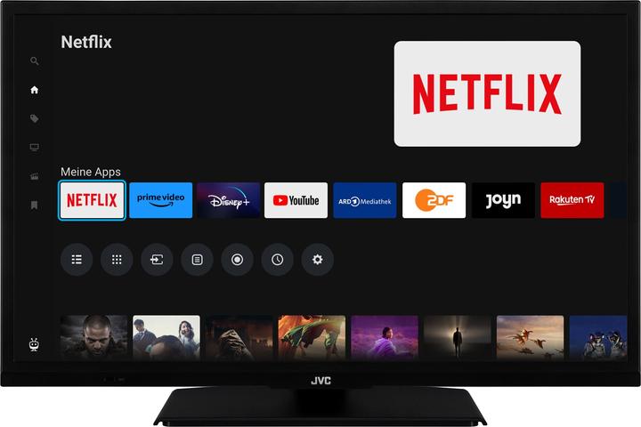 Produktbild JVC LT-24VH5455 24 Zoll Fernseher Smart TV Powered by TiVo (HD-Ready, HDR, Triple-Tuner, 6 Monate HD (24", LED, HD, 2024)