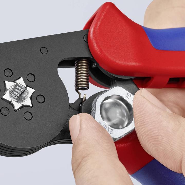 Produktbild Knipex Selbsteinstellende Crimpzange für Aderendhülsen (180 mm)