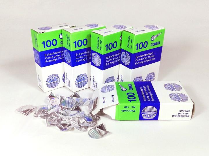 Produktbild smart Eckenklammern 100 Stück vermessingt