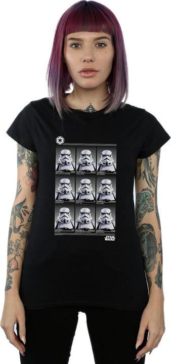 Actual product image Star Wars Womens/Ladies Stormtrooper Yearbook Cotton T-Shirt (XXL)