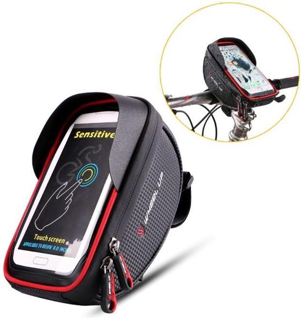 Actual product image Wheel Up Bike mount for cell phones up to 6 inch