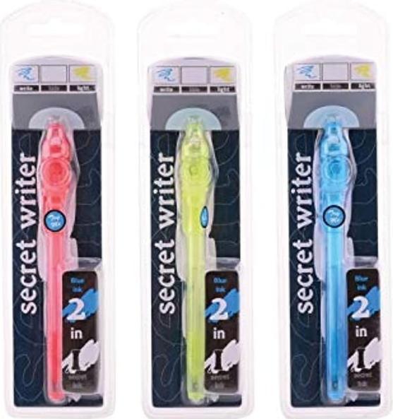 Sombo 2 in 1 Geheim-Stift (Blau, Gelb, Rot, Assortiert, 1 x)