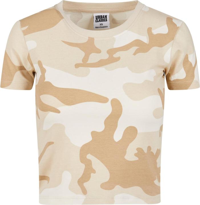 Urban Classics Ladies Cropped Camo Tee - 137885