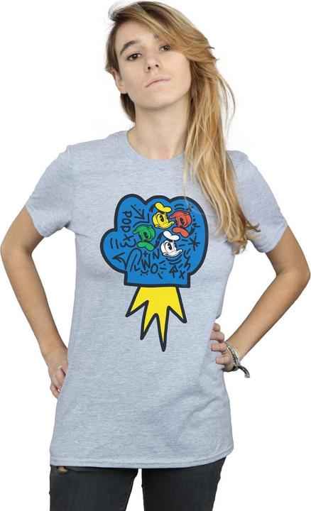 Immagine prodotto Disney Donald Duck Pop Fist Maglietta Ampia Donna (XL)
