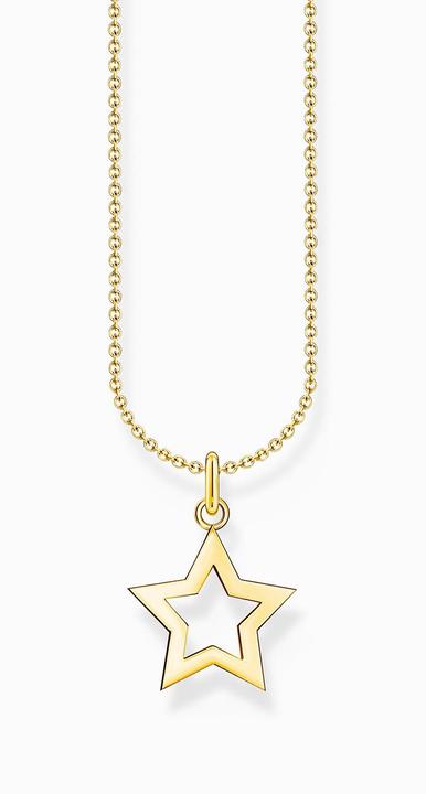 Image du produit Thomas Sabo Chaîne avec pendentif étoile doré (Argent 925, 38 - 45 cm)