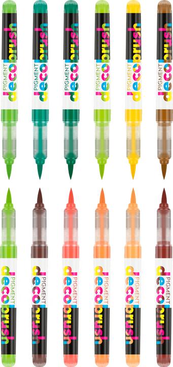 Produktbild Karin PIGMENT DECO BRUSH - Brush Marker (Nature, Mehrfarbig, 12 x)