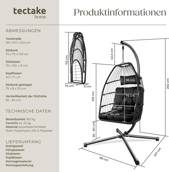 Actual product image tectake Ariane (160 kg)