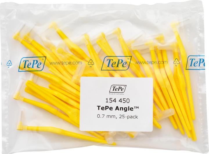 Actual product image TePe Angle interdental brush MULTIPACK yellow (25 x, 4 mm)