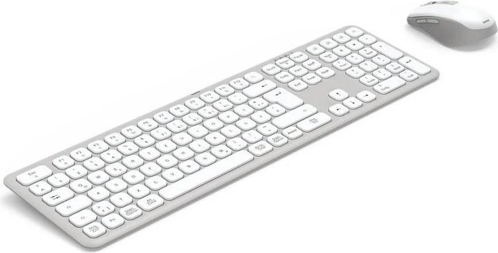 Immagine prodotto Hama WK-550 Set tastiera e mouse wireless bianco (DE, Senza fili)