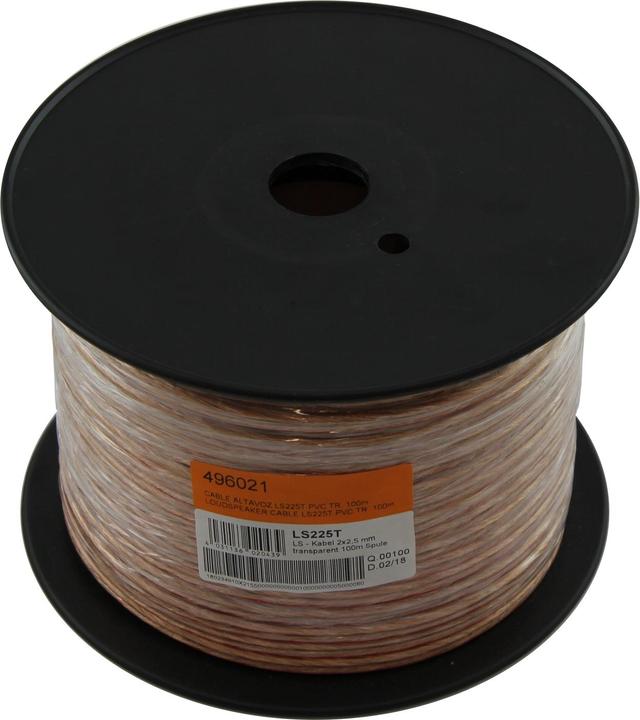 Immagine prodotto Televes LS - Cavo 2x2,5 mm trasparente da 100 m LS225T (Cavi antenna)