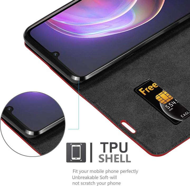 Immagine prodotto Cadorabo Libro Invis. Coperchio magnetico (Vivo V21)
