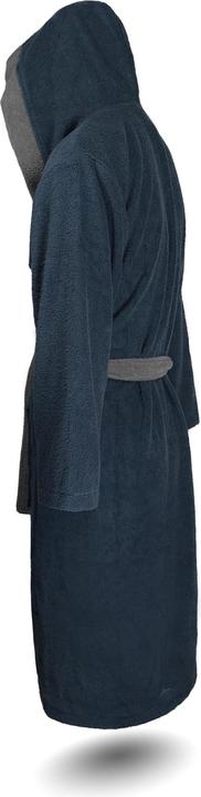 Image du produit Normani Peignoir de bain en coton éponge pour femme, bicolore - OEKO-TEX® 100 - 8783 (XS)