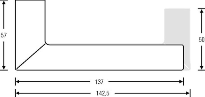 Produktbild FSB Türdrückerlochteil 10 1076 Edelstahl fein matt DIN links / rechts (Türgarnitur)