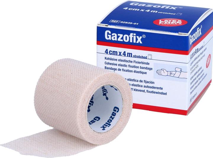 Image du produit BSN kohäsive Fixierbinde 4cmx4m hautfarben latexfrei