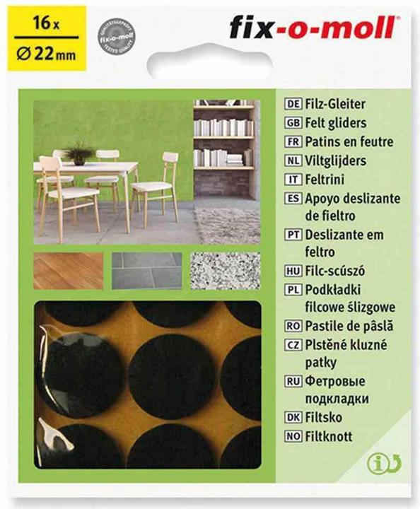 Produktbild Fix-o-moll Filzgleiter (Filzgleiter, 16 Stück)