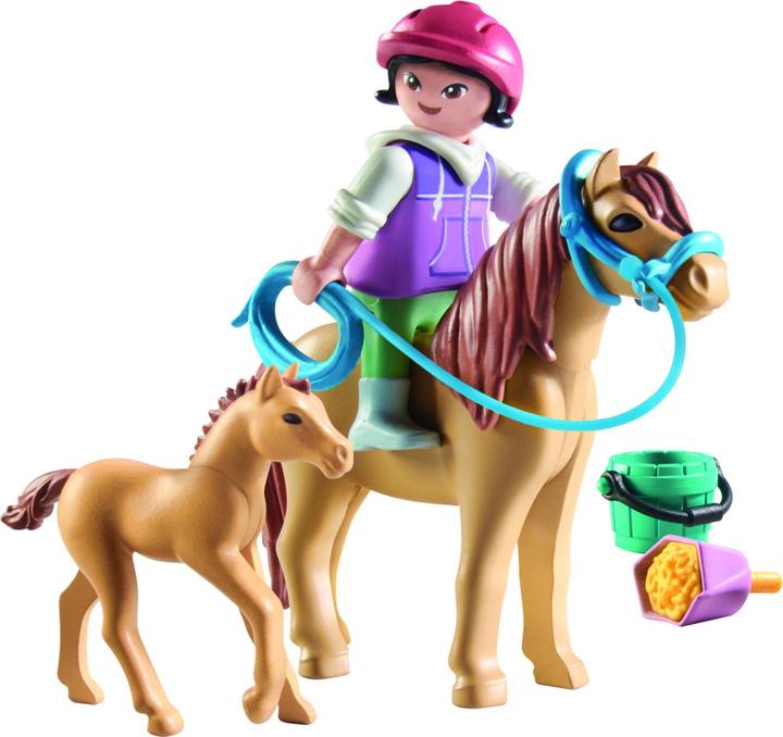Actual product image Playmobil Child with pony and foal (71498, Playmobil Horses of Waterfall)