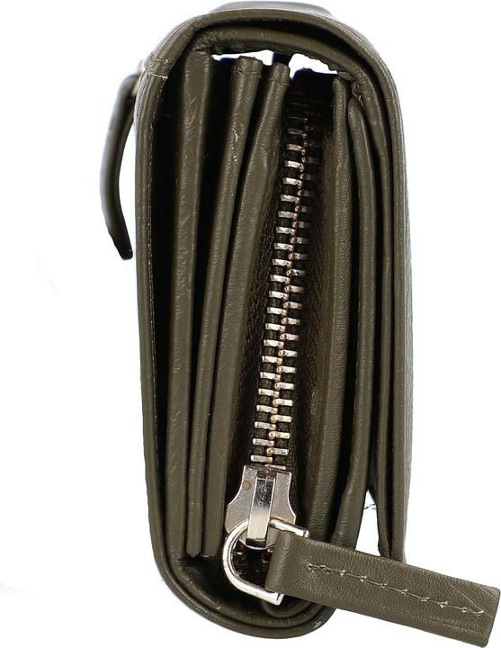 Image du produit Mika Porte-monnaie pour femme, en cuir, couleur : vert