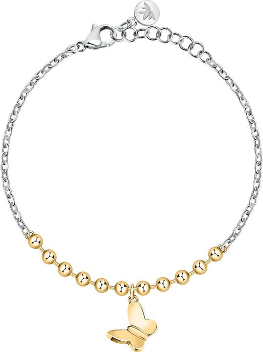 Immagine prodotto Morellato Elegante bracciale bicolore con farfalla Passioni SAUN35 (19 cm, Acciaio inossidabile)