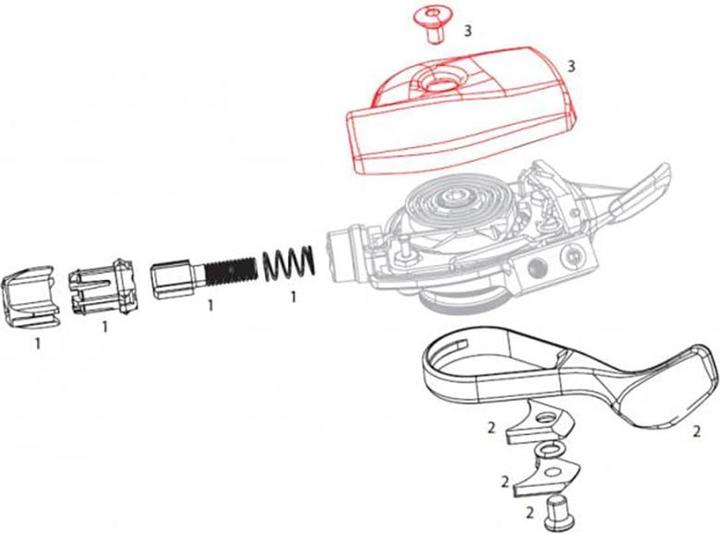 Produktbild Sram XX1 (E-Bike Schalthebel)