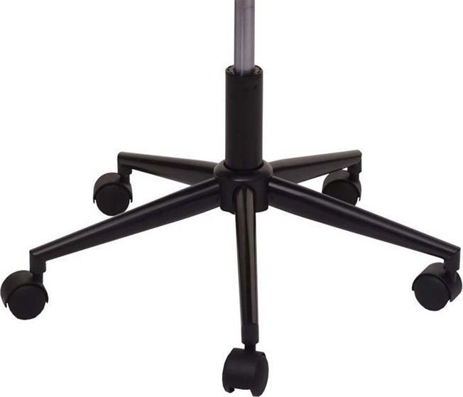 Produktbild Swisshandel24 Bürostuhl, Drehstuhl Schreibtischstuhl, Bugholz Walnuss-Optik Retro drehbar höhenverstellbar creme