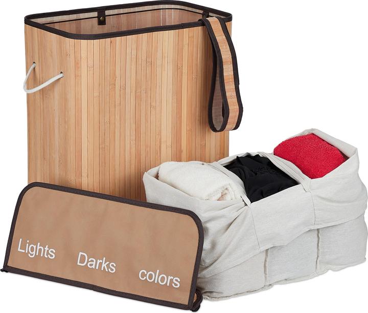 Actual product image Relaxdays Laundry sorter (30 l)