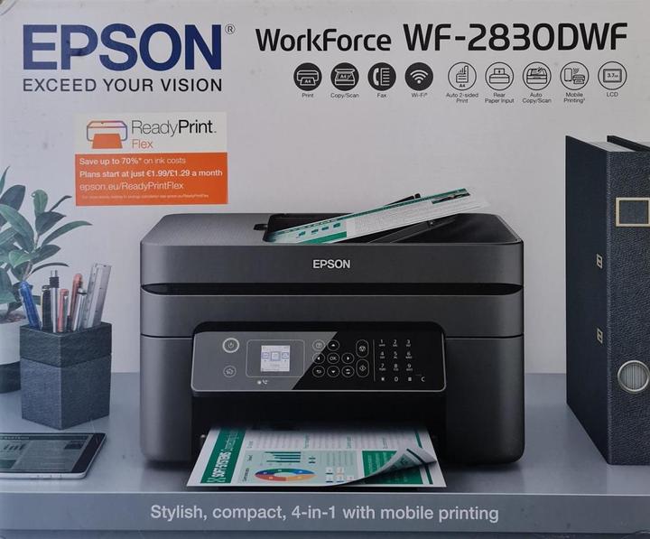 Actual product image Epson WorkForce WF-2830DWF (Ink, Colour)