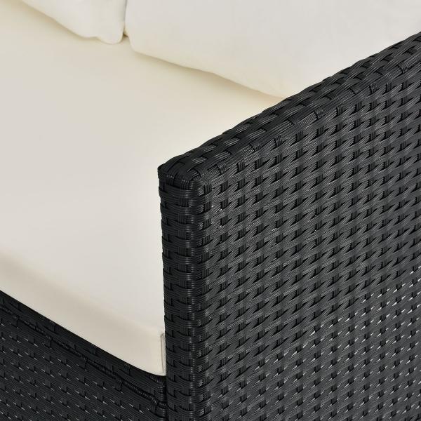 Produktbild Juskys Polyrattan Lounge Manacor mit Gartenmöbel