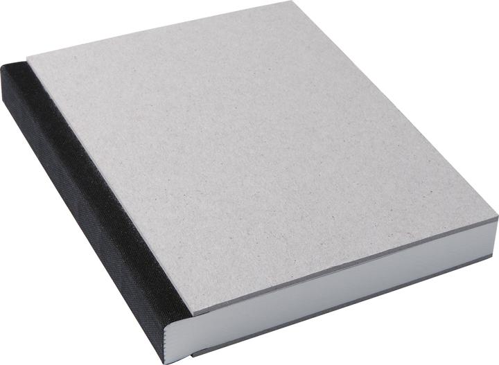 Actual product image Kunst&Papier Sketchbook gray cardboard bound (Hardcover)