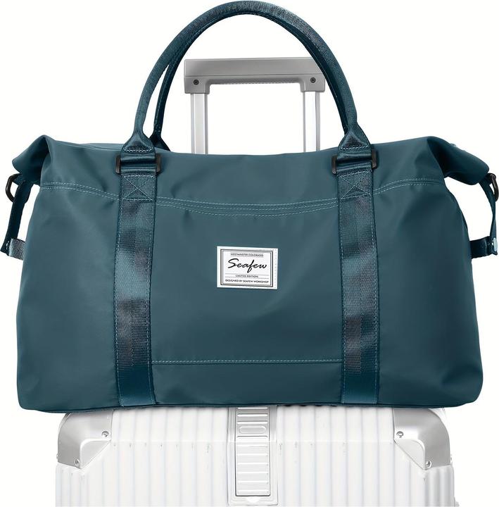 Produktbild Only-Bags.Store Grosse Kapazität Travel Overnight Bag, Solid Color Vielseitige Duffle Bag, leichte Business Trip