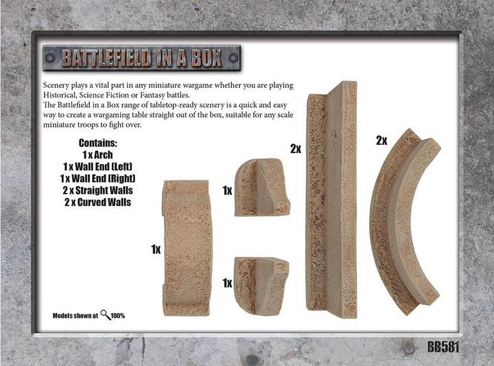 Actual product image Terrain Galactic Warzones - Desert Walls