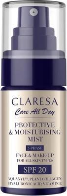 Actual product image Claresa All Day Protective & Moisturising Mist With Spf20, 50ml (Sun spray, SPF 20, 50 ml)