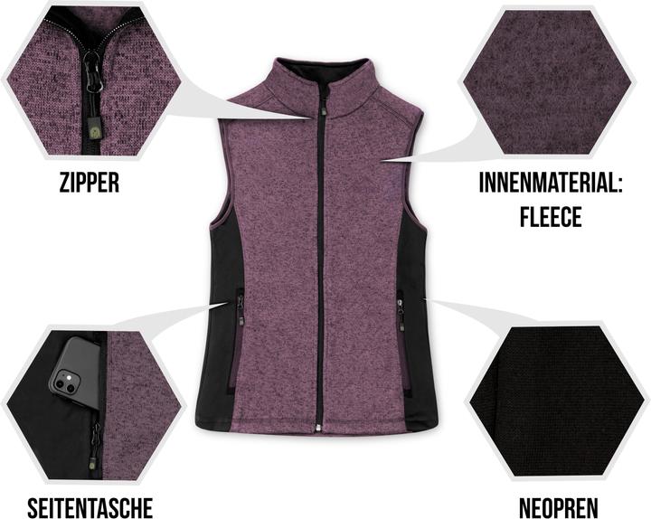 Produktbild Normani Damen Strickweste „Kashechewan“ - 8831 (L)