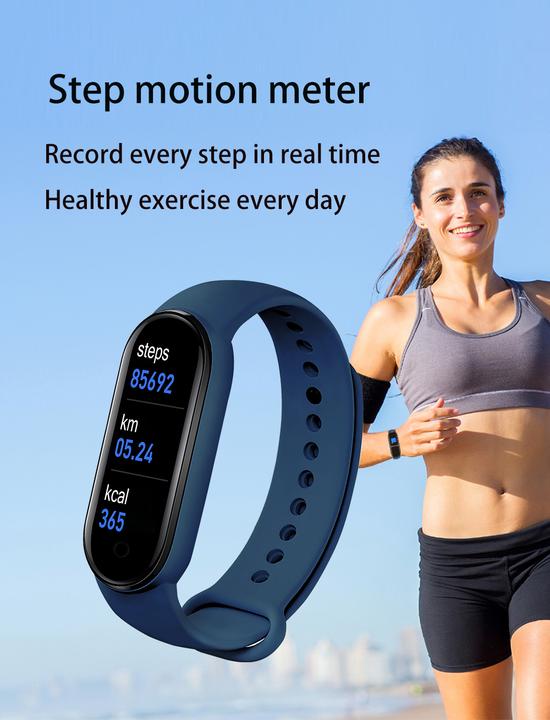 Immagine prodotto PhoneLook Active Fitness Tracker M7 Bracciale sportivo intelligente Montre connectée Bluetooth