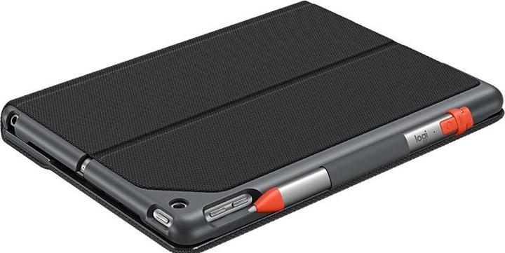 Actual product image Logitech slim folio (CH, iPad 2021 (9th Gen), iPad 2019 (7th gene), iPad 2020 (8. Gen))