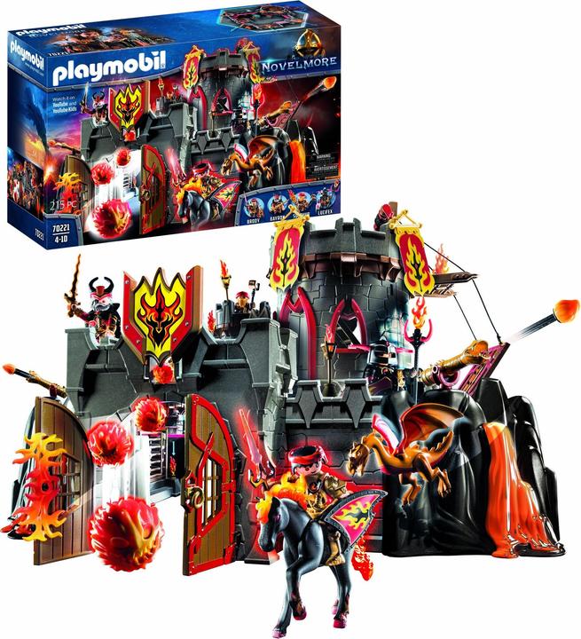 Image du produit Playmobil Forteresse des Feuerfels de Burnham (70221, Playmobil Novelmore)