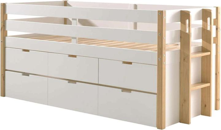 Actual product image Vipack Margrit bunk bed with pull-out drawer and drawers (90 x 200 cm)
