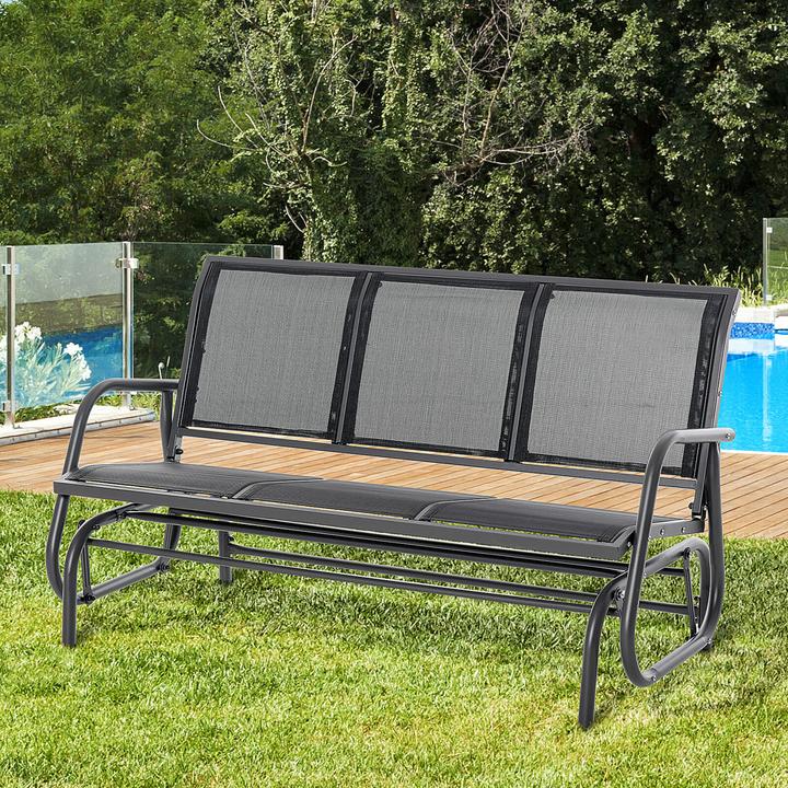 Image du produit Outsunny Banc à bascule 3 places