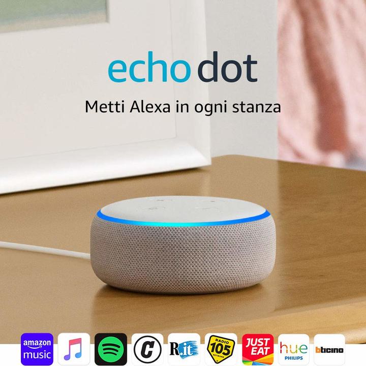 Actual product image Amazon Echo Dot (3rd gene) (Amazon Alexa, IFTTT)