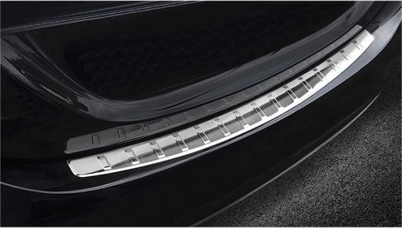 Image du produit Avisa Protection de pare-chocs en acier inoxydable pour Mercedes Classe C Berline de 2014 à 2020 (Arrière)