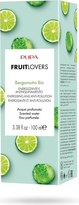 Actual product image Pupa Milano Fruit Lovers Scented Water 003 - Bergamotto 100 ml (Eau de cologne, 100 ml)