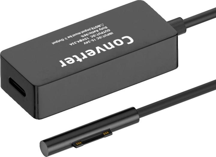 Immagine prodotto PowerGuard Adattatore di alimentazione da USB-C PD a Microsoft Surface Charger (65 W)