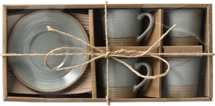 Produktbild Zeller Present Espresso-Set, 8-tlg., 60 ml, Steingut (60 ml, 8 x)