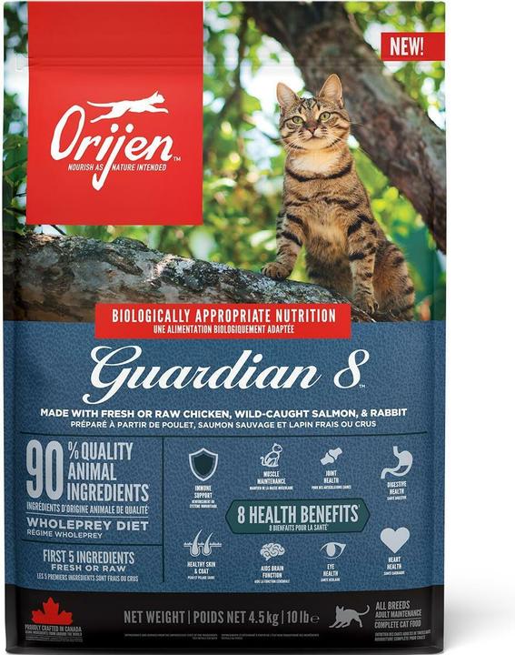 Image du produit Orijen Nourriture sèche Cat Guardian 8, 4.5 kg (Adulte, 1 pcs, 4500 g)