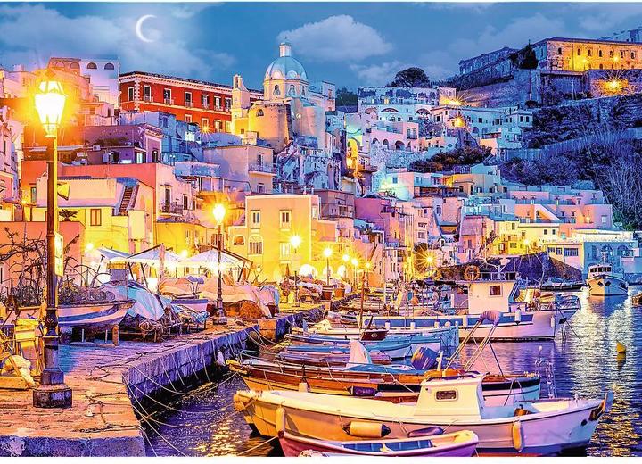 Immagine prodotto Trefl Puzzle 1000 - Isola di Procida di notte, Italia (1000 pezzi)