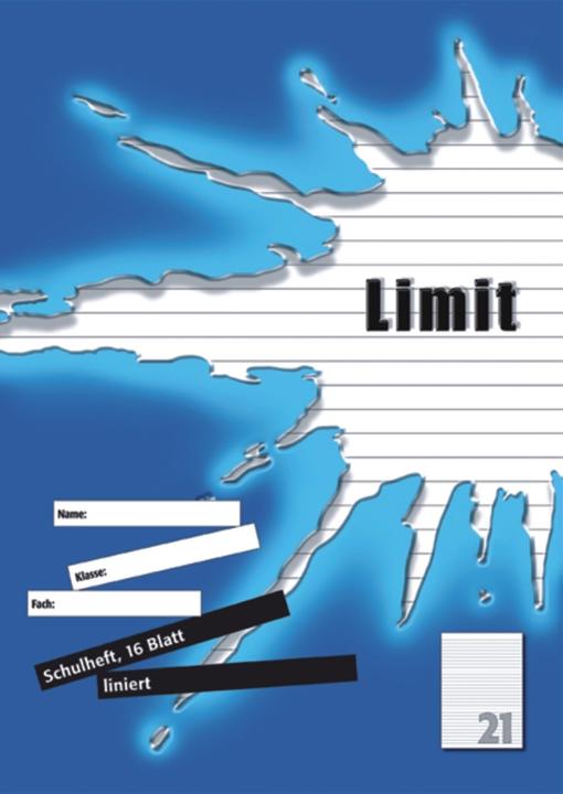 Produktbild Limit A4 2fach rückendrahtgeheftetes Schulheft (A4, Liniert)