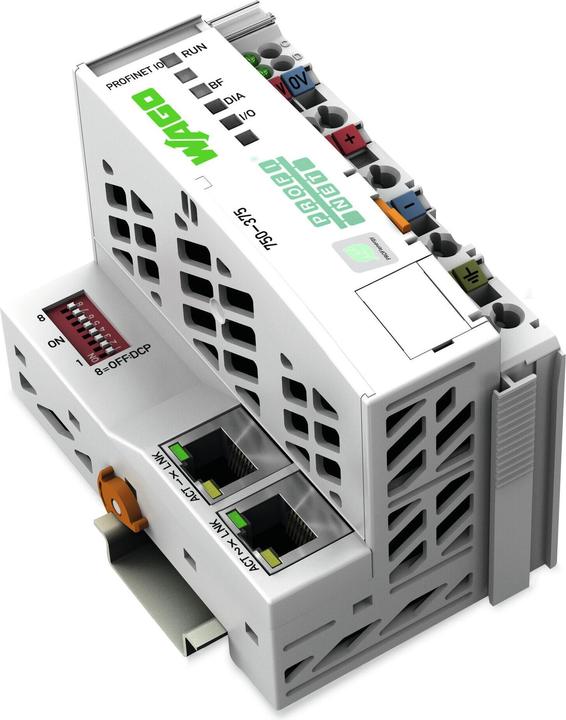 Image du produit Wago 750 PLC CPU, à utiliser avec WAGO-I/O-SYSTEM 750 jusqu'à PROFINET-IO (Actionneur analogique)